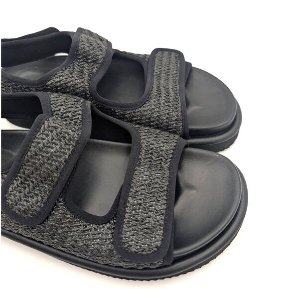 ABound Chance Platform Sandal Women's Hook & Loop Black Size US9.5M EU40 - Picture 12 of 13